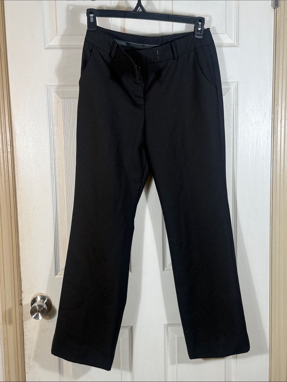 Anne Klein Black Men's Dress Pants - Classic Straight Fit